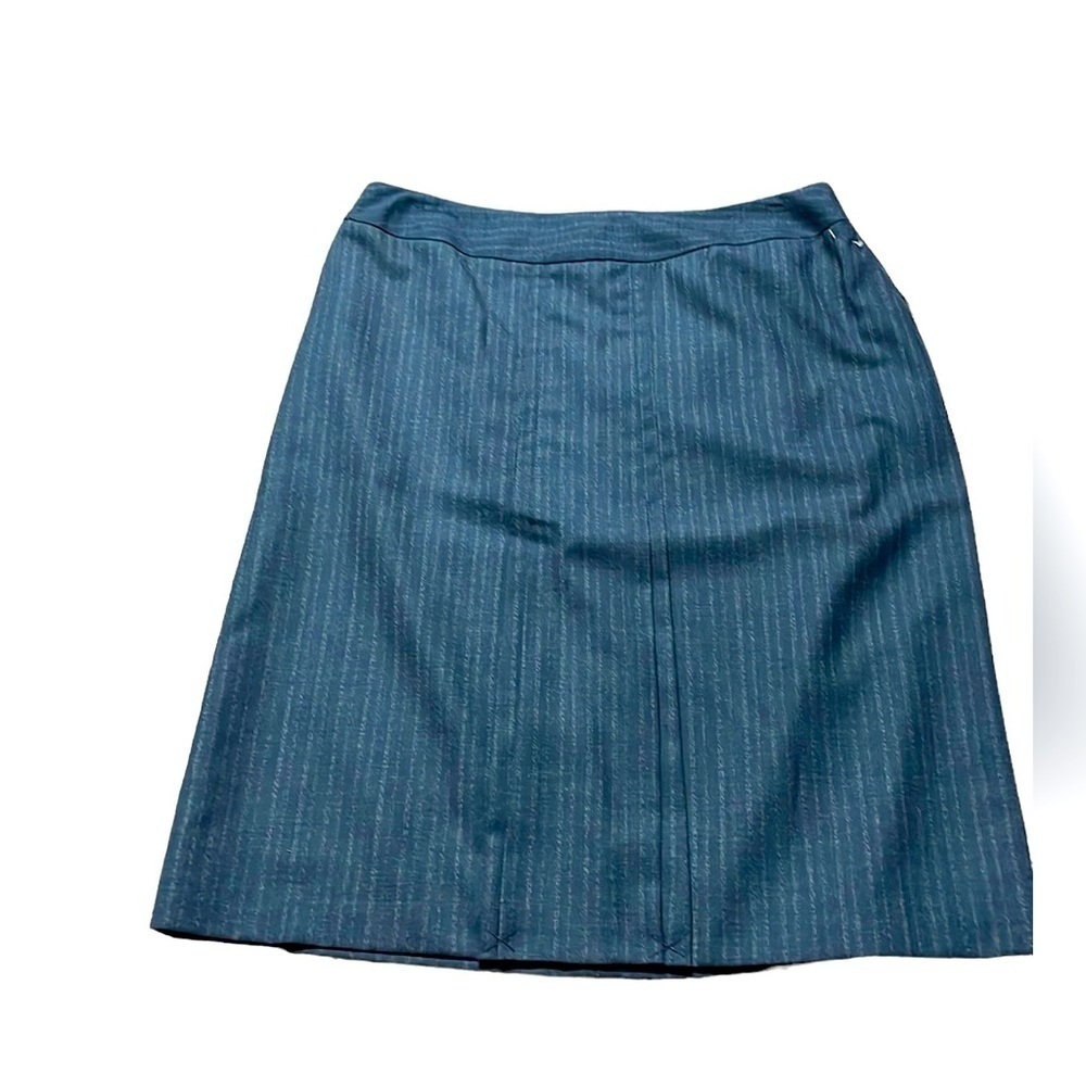 size 6 Amanda Smith gray pin stripe pencil skirt